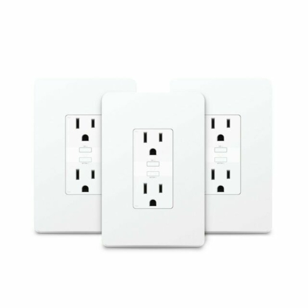 Kasa Smart Plug KP200, In-Wall Home Wi-Fi‎ Outlet Works 1-Pack, White